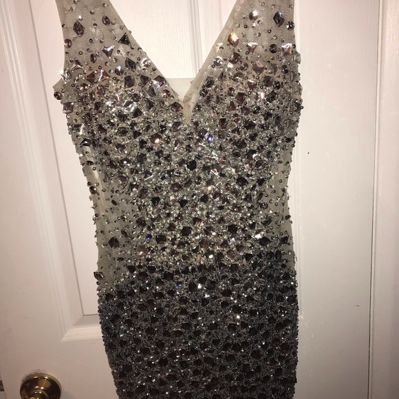 Jovani bedazzled dress